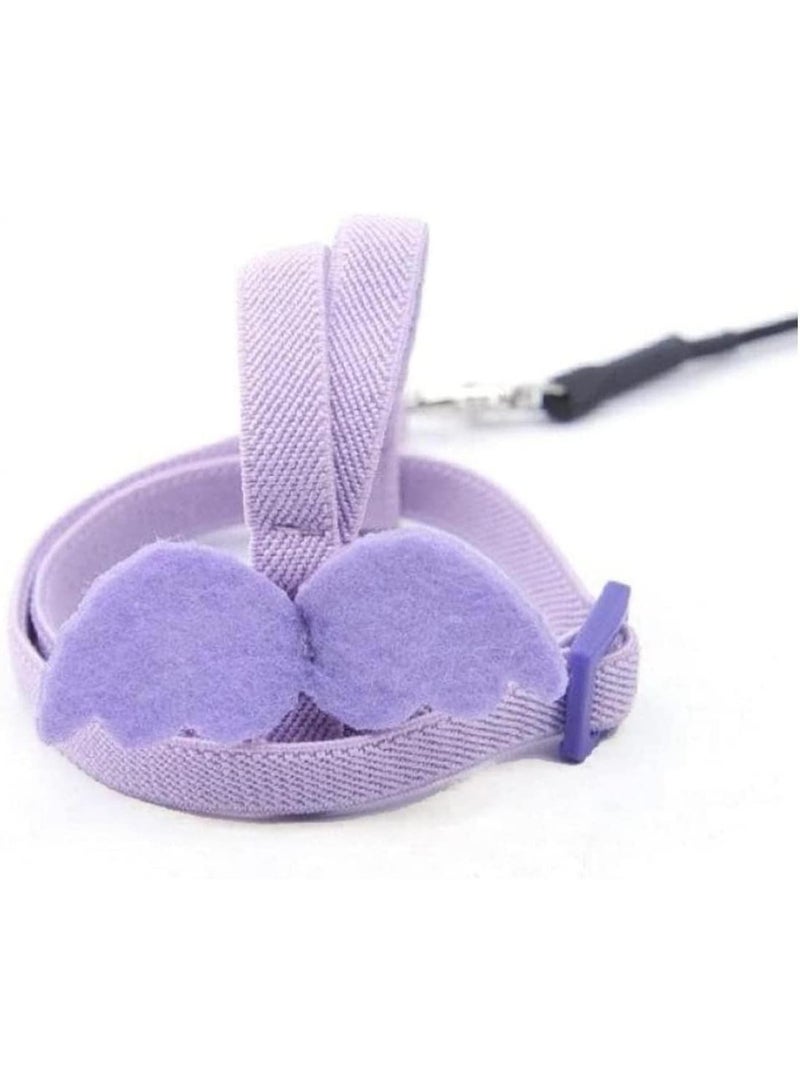 Bird Training Leash, Adjustable Parrot Flying Strap Rope Universal Flying Traction Lead Durable Outing Gadget Outdoor Training Toy for Birds, Parrot, Cockatiel, Parakeet, Lory, 1 Pcs, Purple - Image 5